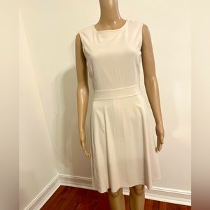 BCBG MaxAria Ivory/Beige A-Line Dress